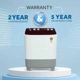 Home Appliance - Haier 7.5 kg Washer, combining functionality with a splash of Multicolor.