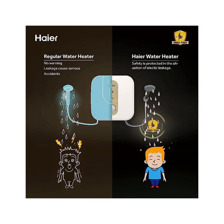 Heaters - Haier Vertical Geyser, a reliable choice for hot water needs.