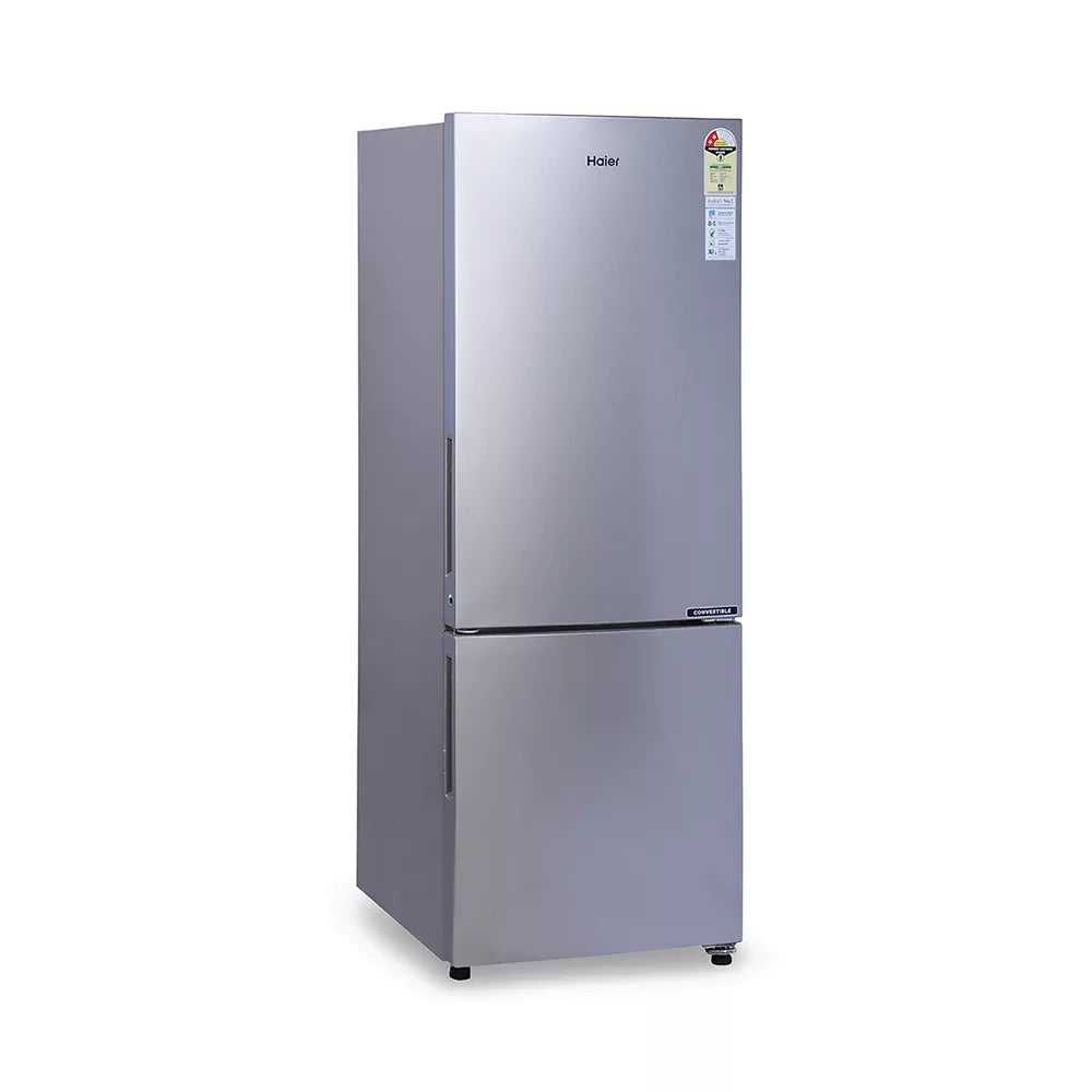 Haier 237 L Frost-Free Double Door Refrigerator (Silver) (HRB-2872BMS-P)