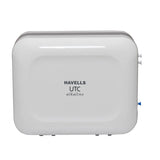 Havells UTC Alkaline 8L Water Purifier, 360-degree rotation Faucet, Cu+Zn+natural minerals, 8 stage Purification, Plasto-Steel tank, RO+UV, (Grey & White), Suitable for Borwell,tanker, municipal water