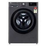 LG 10 Kg Fully Automatic Front Load Washing Machine with Steam | AI Direct Drive | LG ThinQ | Smart Diagnosis | 6 Motion Direct Drive (FHP1410Z5M, Middle Black)