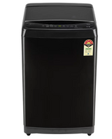 LG 9Kg Top Load Washing Machine, Inbuilt Heater, Platinum Black T90V4PB1S