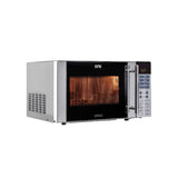 Effortless cooking with style in IFB 20SC2 - 20 L metallic silver convection microwave.