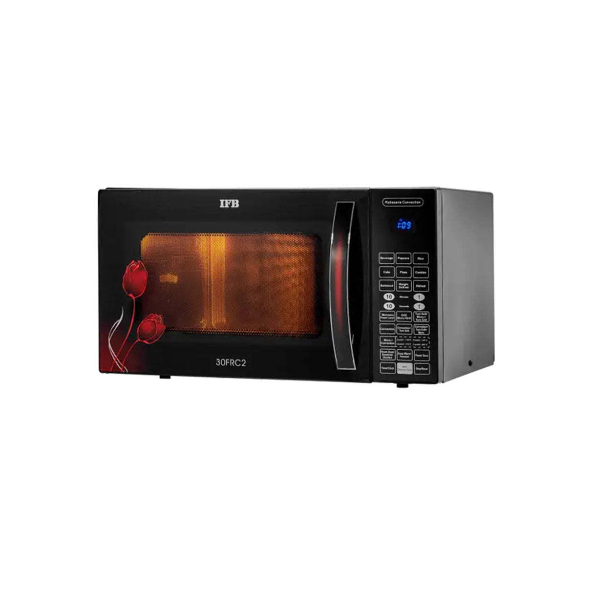 Upgrade with IFB 30FRC2 Rotisserie Convection Microwave - Best for 30 L black homes.