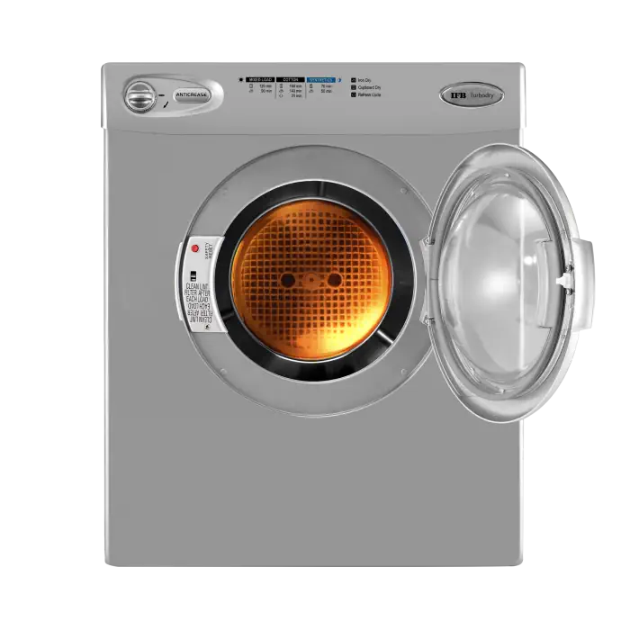 IFB 5.5 kg Fully-automatic Dryer (TURBO DRY EX, Silver, Wall Mountable,Anti crease)