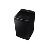 Samsung 12 kg 5 Star AI Wash Top Load Washing Machine with Heater, Eco Bubble, BubbleStorm, Dual Storm Pulsator, Soft Close Lid, Black Caviar (WA80F12B6B, 2025 Model)
