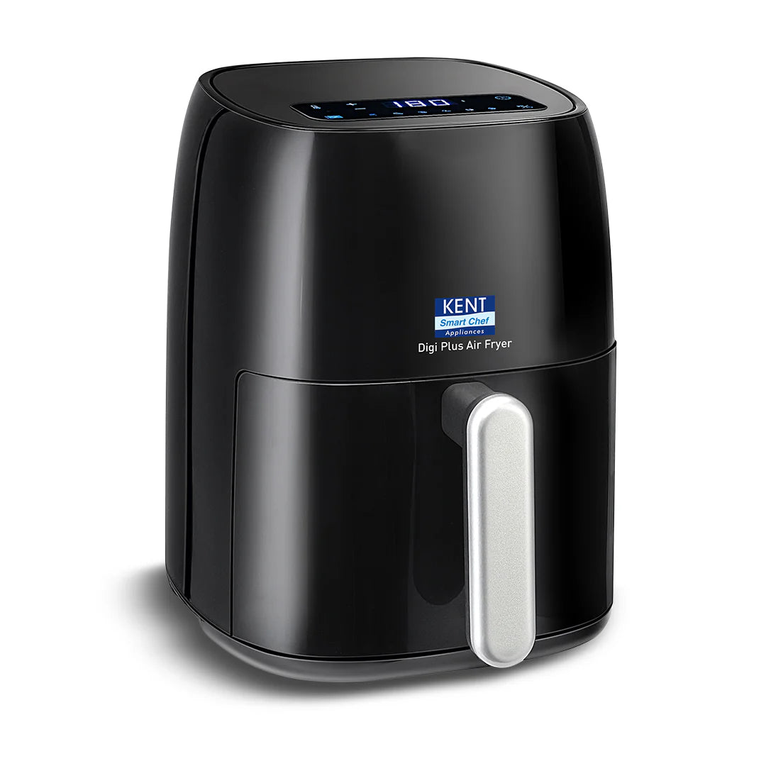 KENT Digi Plus Air Fryer 4L |1300W |Digital Display & Touch Control Panel | Black Air Fryer  (4 L)
