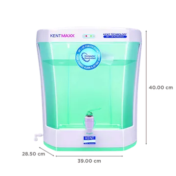 KENT Max UV Water Purifier (11013) | UV+UF Water Purification Wall Mountable| Transparent Detachable Storage Tank | 7L