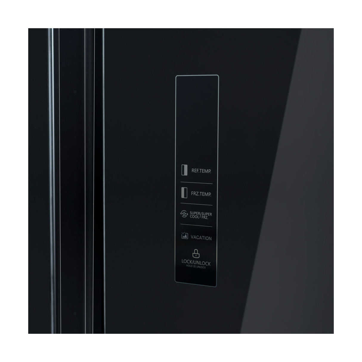 Kelvinator 584 L Frost Free Side by Side Refrigerator  (MIRROR BLACK, KRS-B600BKG)
