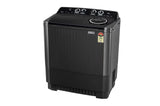 LG 8.5Kg Semi Automatic Top Load Washing Machine, Roller Jet Pulsator + Soak, Full Black (P8535SLMZ)