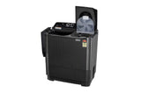 LG 8.5Kg Semi Automatic Top Load Washing Machine, Roller Jet Pulsator + Soak, Full Black (P8535SLMZ)