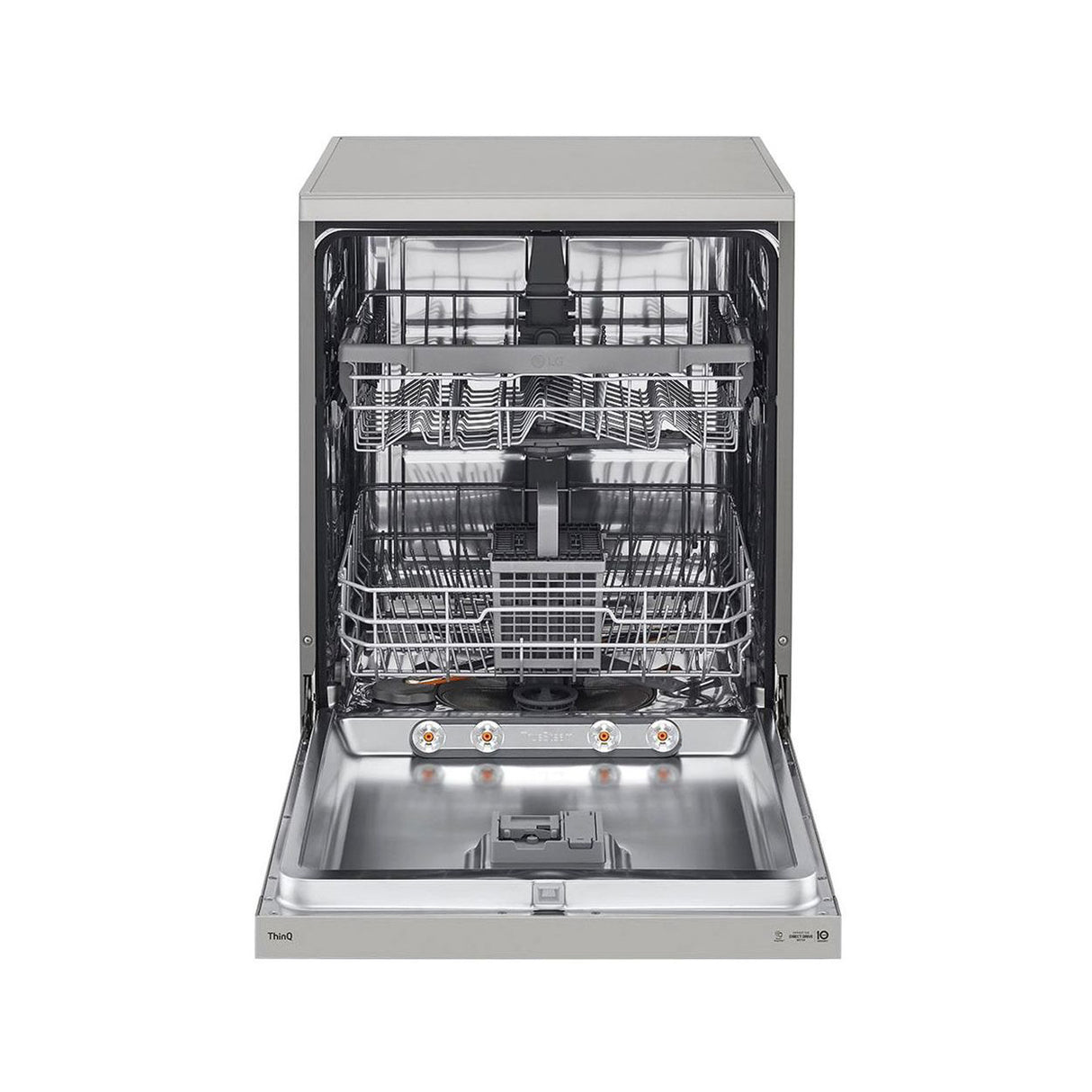 Elevate your kitchen with the LG DFB532FP Dishwasher featuring TrueSteam and QuadWash.