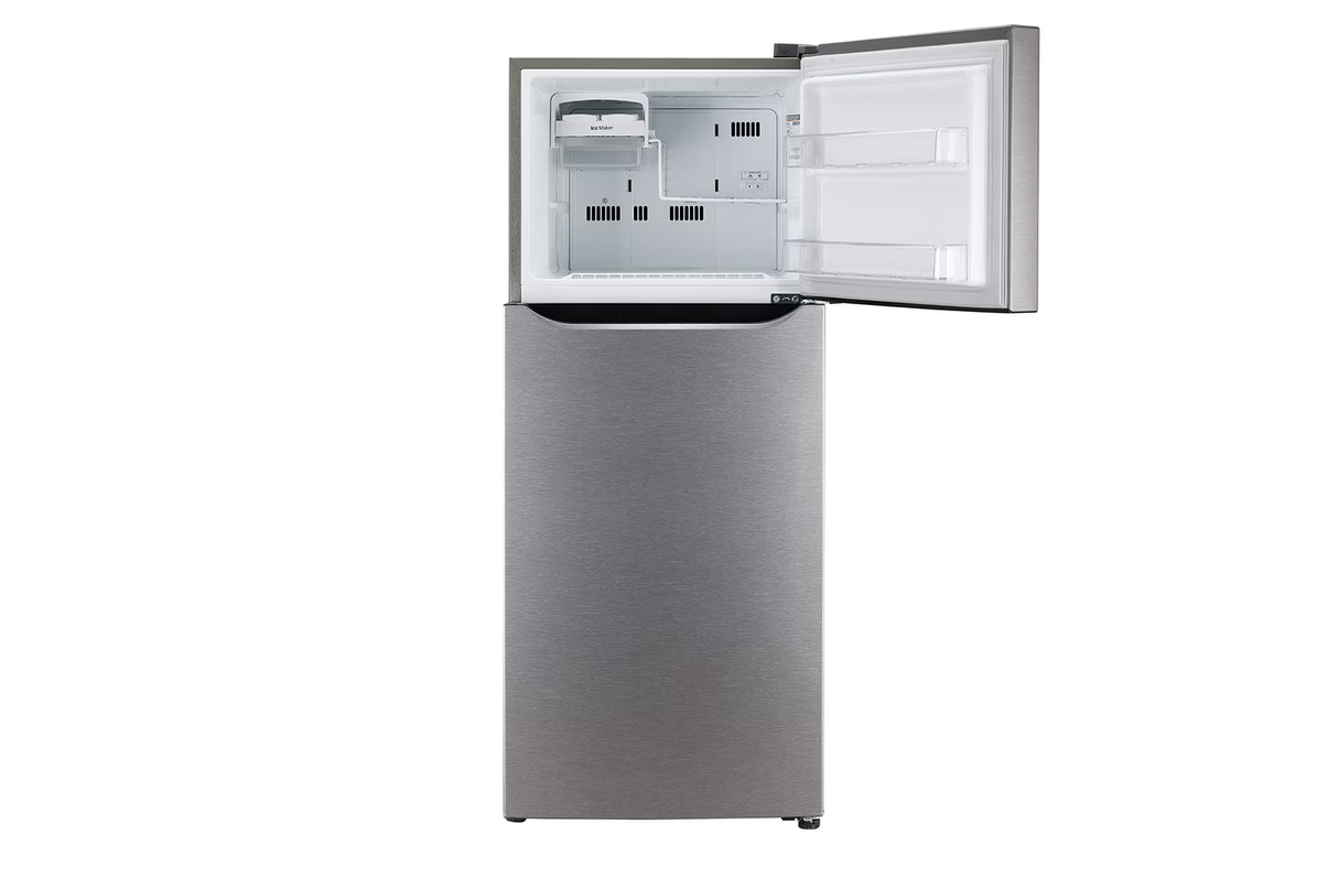 LG 260 L with Inverter Refrigerator Freezer on top, Dazzle Steel REF GL-N292BDSY