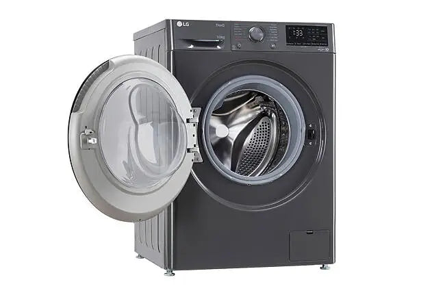 LG 10 Kg Fully Automatic Front Load Washing Machine with Steam | AI Direct Drive | LG ThinQ | Smart Diagnosis | 6 Motion Direct Drive (FHP1410Z5M, Middle Black)