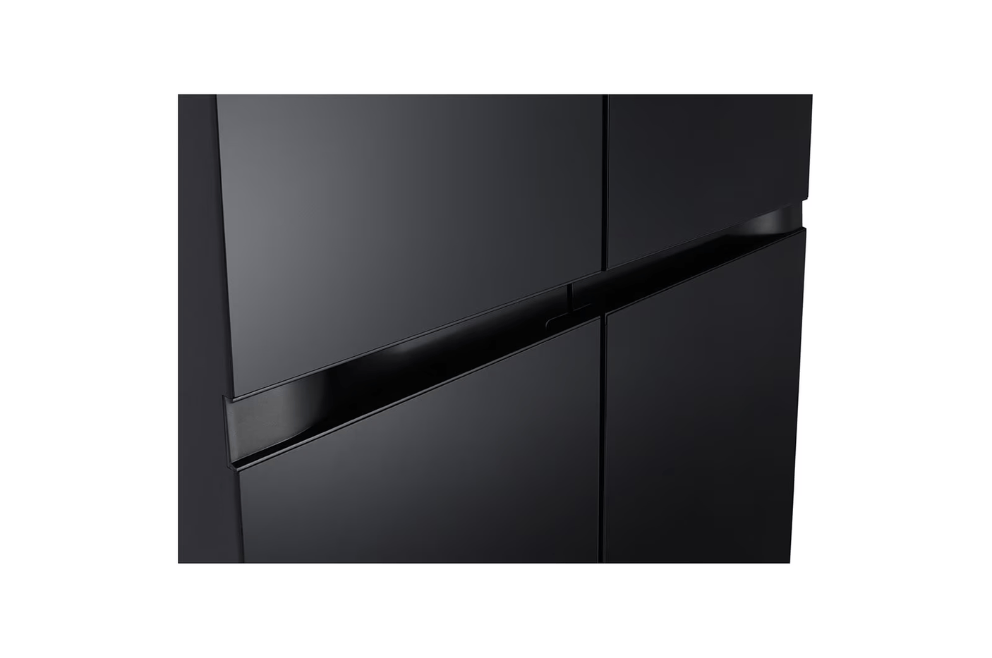 LG 650L Convertible Side-by-Side Refrigerator (Black Mirror Glass) GL-B257DBM3