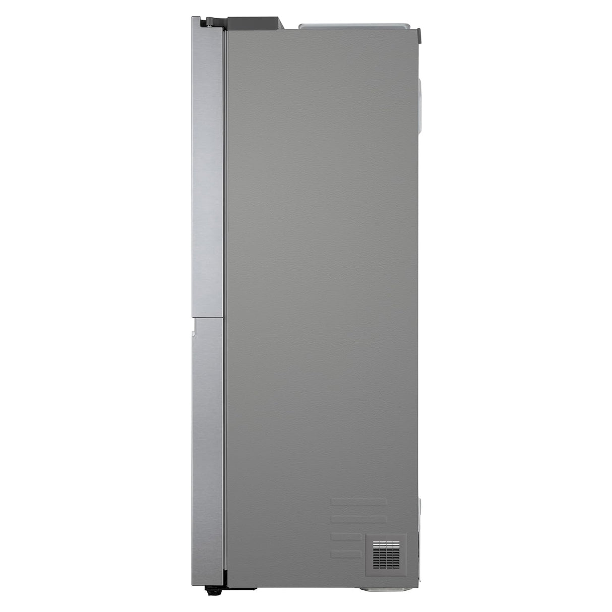 LG 650 L Frost Free Inverter Side by Side Refrigerator (GL-B257HDS3, Dazzle Steel, Convertible)