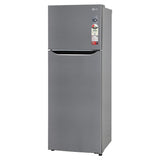 LG 288L 2-Star Convertible Double Door Refrigerator (Shiny Steel) REF GL-S322SPZY