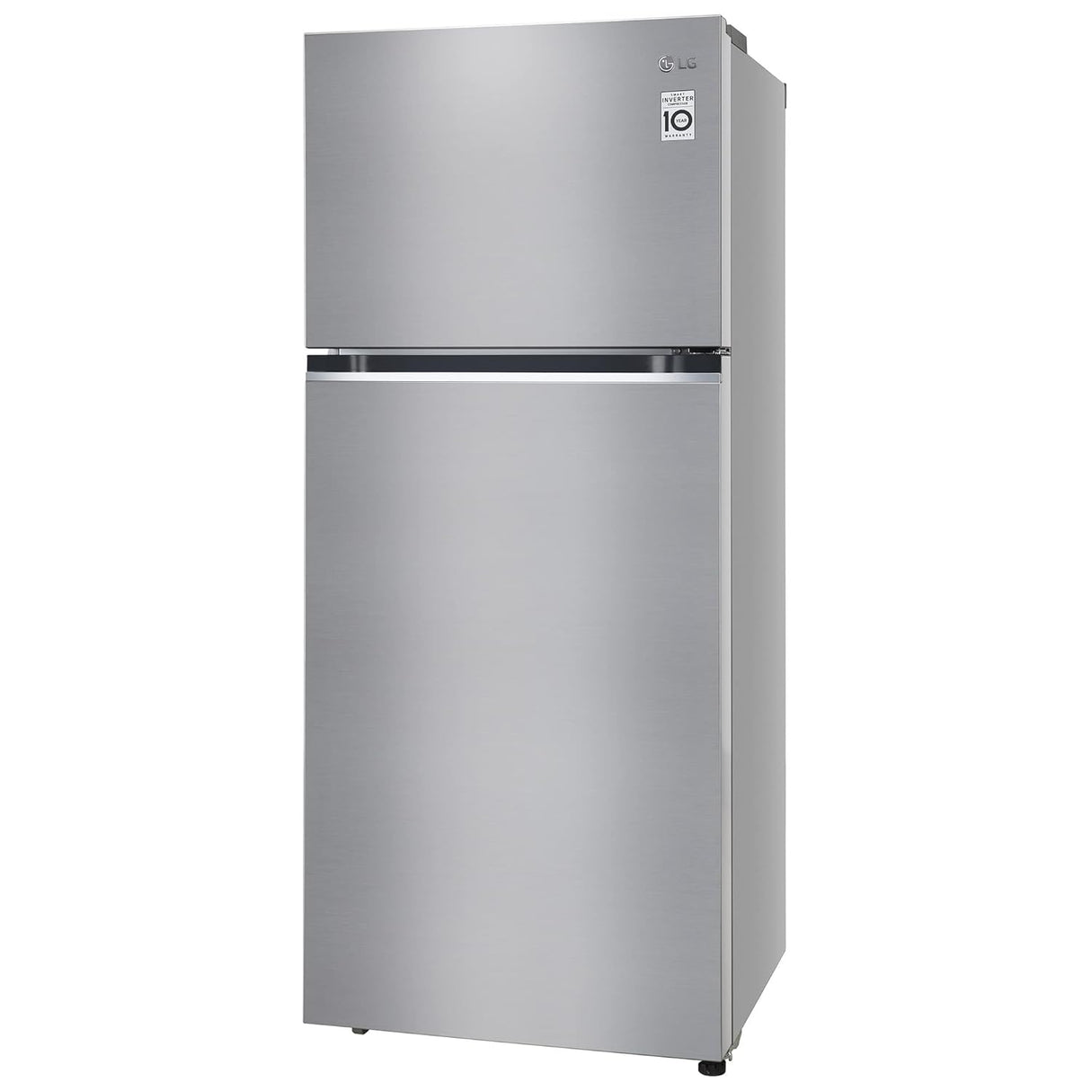 LG 398 L 2 Star Frost-Free Smart Inverter Double Door Refrigerator (GL-S422SPZY, Shiny Steel, Convertible with Express Freezing)