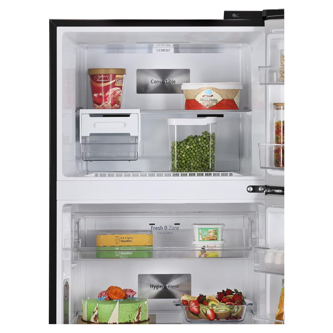 LG 380 L 3 Star Frost-Free Smart Inverter Wi-Fi Double Door Refrigerator, GL-T412VESX