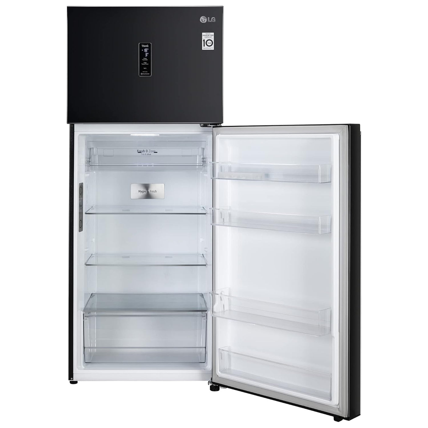 LG 423L 3 Star Wi-Fi Double Door Fridge: Smart Inverter, Frost-Free REF GL-T422VESX