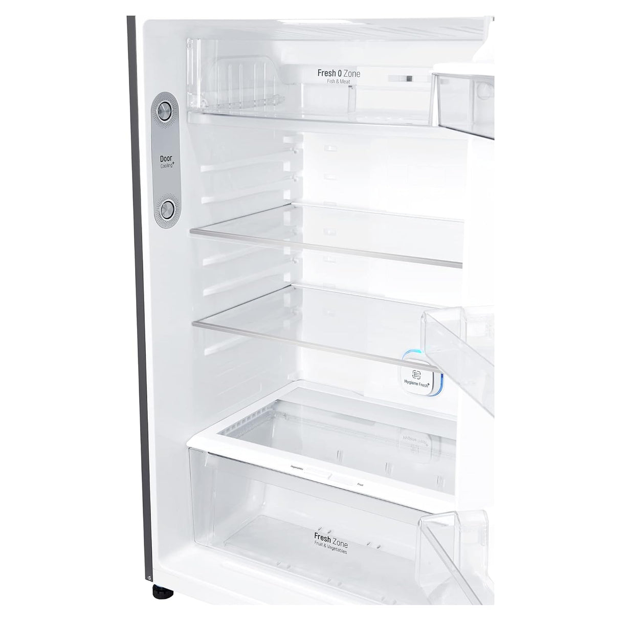 LG 506L 1-Star Double Door Refrigerator (Platinum Silver) REF GN-H702HLHM