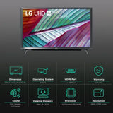 LG UR77 43" 4K UHD Smart TV, HDR10 Pro, 35W RMS ( LG LED 43UR7790PSA)