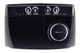 LG 11.5kg Semi-Auto Washer, Roller Jet Pulsator, Middle Black WM P115ASKAZ