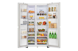 LG 650L Convertible Side-by-Side Refrigerator (Linen White) REF GL-B257DLW3