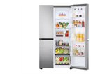 LG 650L Convertible Side-by-Side Refrigerator (Shiny Steel)  REF GL-B257EPZ3