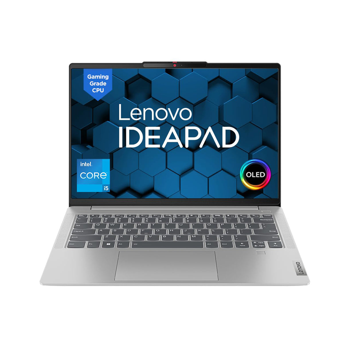 Lenovo IdeaPad Slim 5 Intel Core i5 13420H 14" (36cm) WUXGA OLED 400Nits Laptop (16GB/1TB SSD/Win 11/Office 2021/Backlit KB/FHD 1080p Camera/Alexa/Cloud Grey/1.46Kg), 82XD006GIN