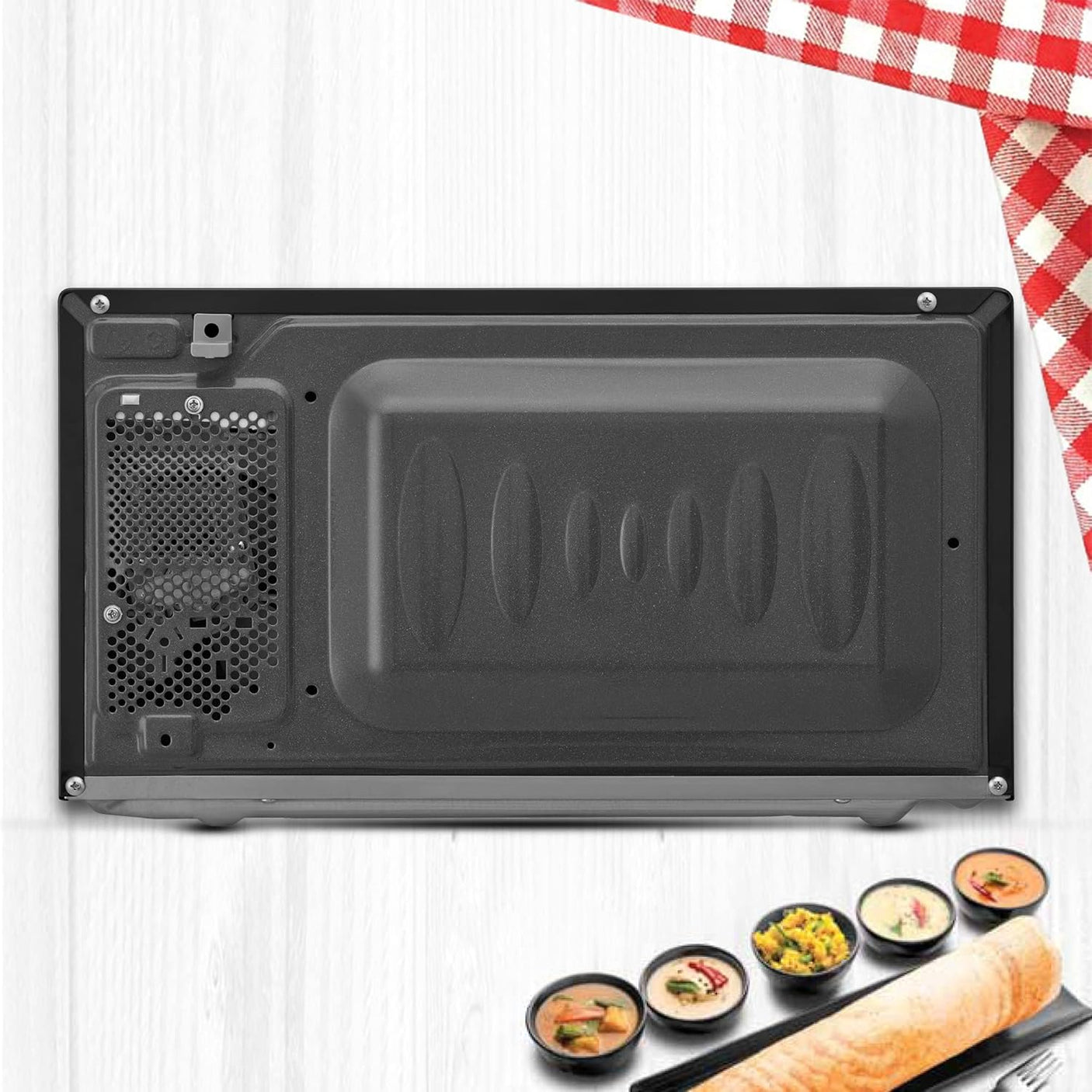 LG 20 L Solo Microwave Oven Black MW MS2043DB