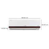 Lloyd 1.5 Ton 5 Star Inverter 5 In 1 Convertible Split AC with Strong Dehumidifier (GLS18I5FWRBW, White)