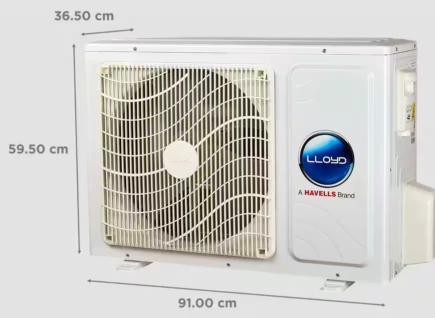 Lloyd 2 Ton 3 star 5 in 1 Convertible Hot & Cold split AC GLS24H3FWRHC(4 way swing, Cools at 52 degree)