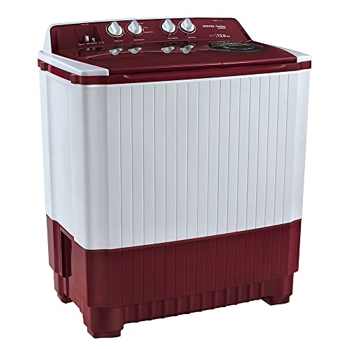 Voltas Beko 12 kg Semi Automatic Washing Machine (Burgundy) WTT120ABRT