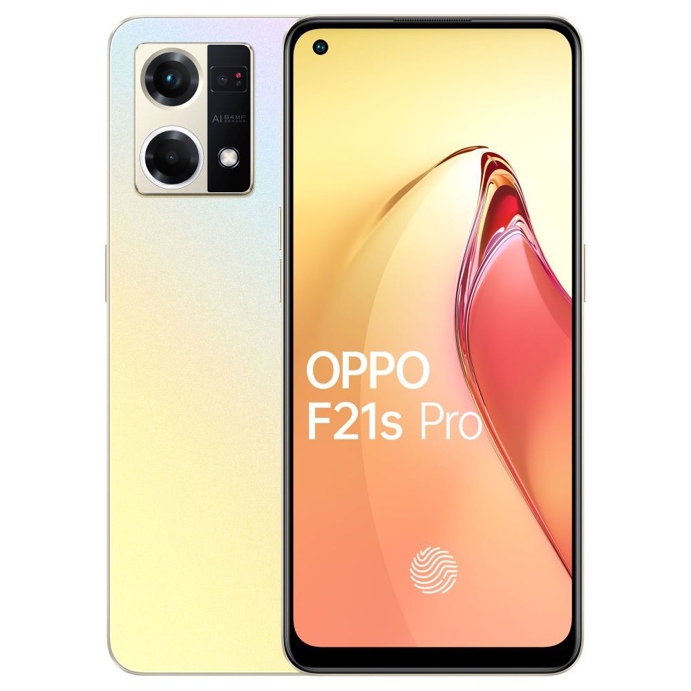 OPPO F21s Pro: Dawnlight Gold, 8GB RAM, 128GB - Stylish Android powerhouse.