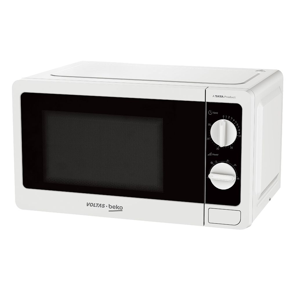 Voltas Beko, A Tata Product 20L, 700W Smart Solo Microwave Oven (MS20MPW10, White)