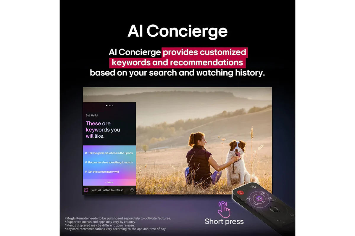 LG 43-Inch 4K UHD Smart LED TV (2025 Model) | α7 AI Processor Gen8 | Dolby Atmos | Filmmaker Mode | webOS 25,43UA82506LA