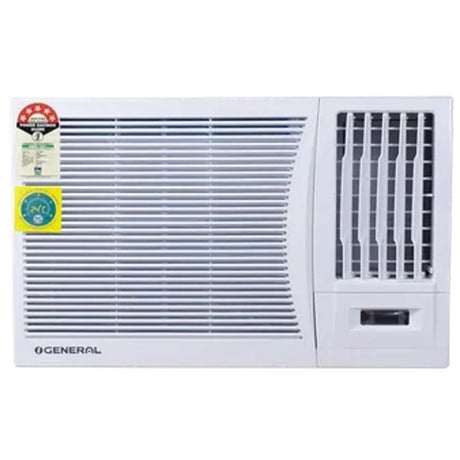 O General 1.5 Ton 4-Star Window AC - Efficient HVAC cooling with Copper Condenser.