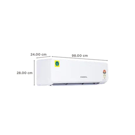 Optimal comfort with the best air conditioner - O GENERAL 5 Star Inverter Split AC.