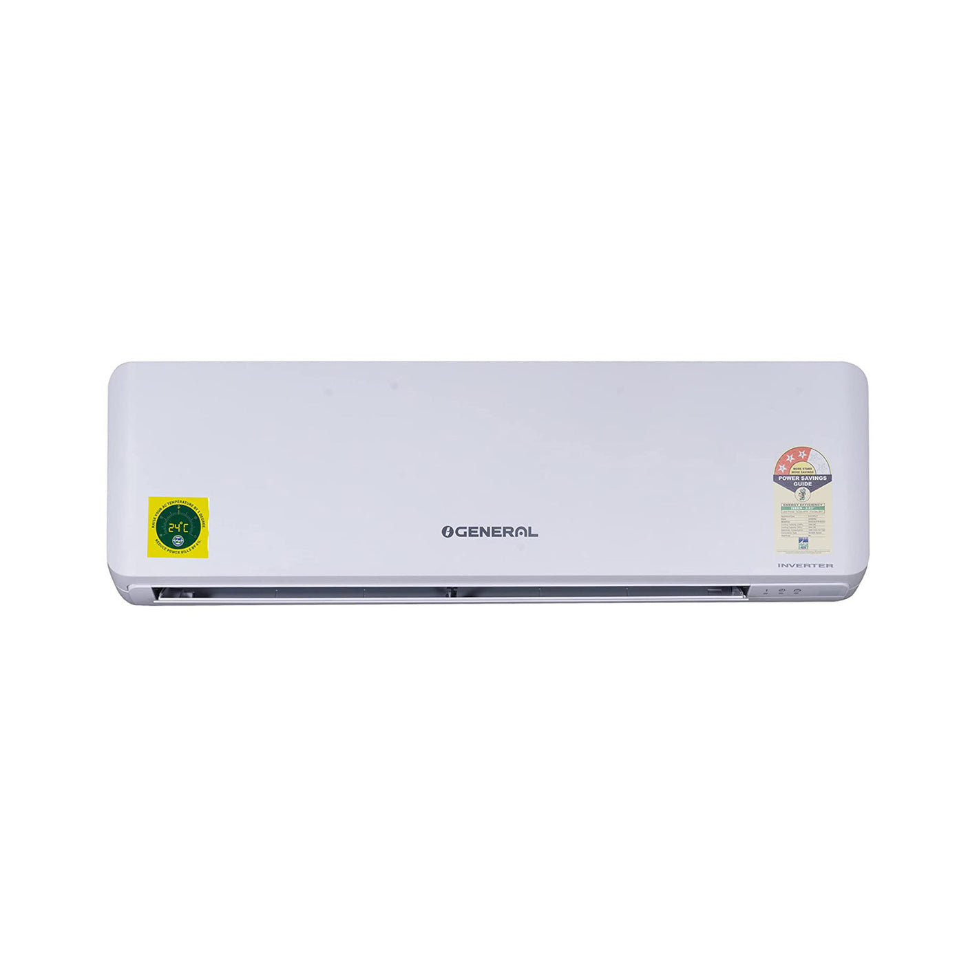 O General 2 Ton 5 Star Inverter Split AC - ASGG24CGTB-B, White