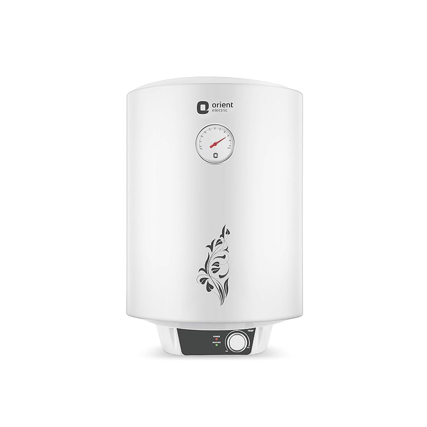 Orient Electric 15L Storage Geyser (Urja+, White) - Efficient and stylish.