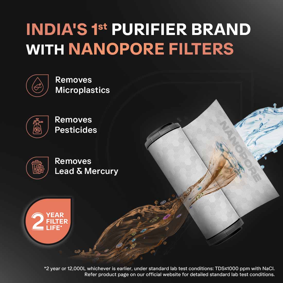 Aquaguard Aspire Blaze RO+UV+SS 2X Water Purifier | Instant Hot Water 80°C, Stainless Steel Tank