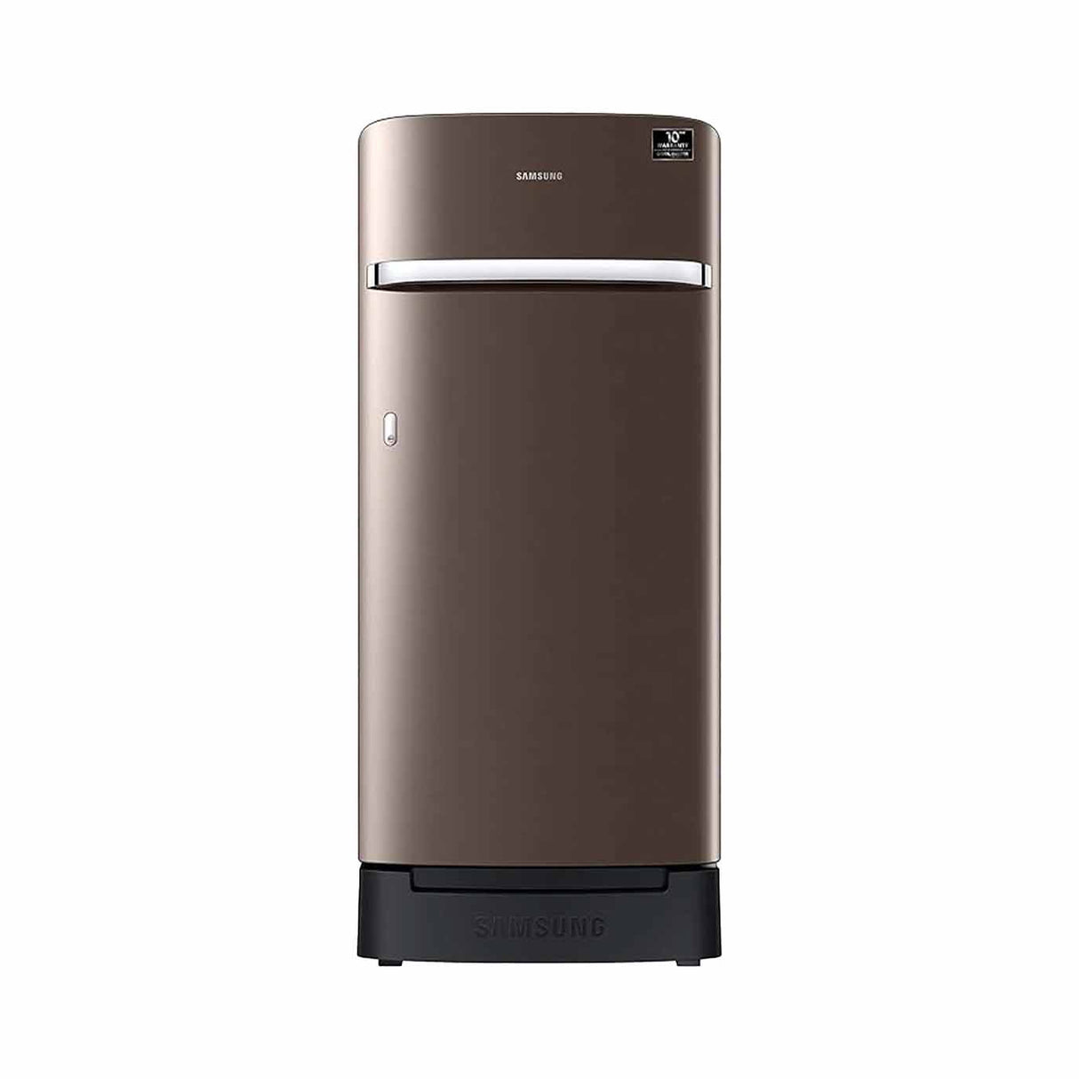 Samsung 189L 5 Star Inverter Direct-Cool Single Door Refrigerator Appliance (RR21C2H25DX/HL,Luxe Brown) Base Stand Drawer)