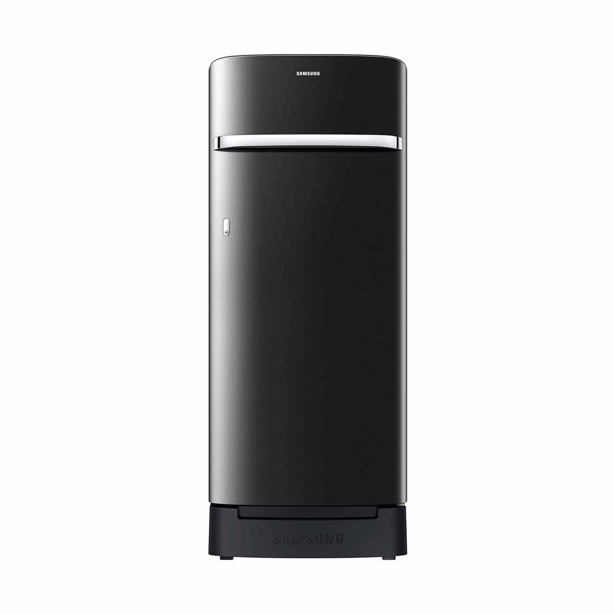 Samsung 215 L, 3 Star, Digital Inverter, Direct-Cool Single Door Refrigerator (RR23D2H23BX/HL, Lux Black, Base Stand Drawer)