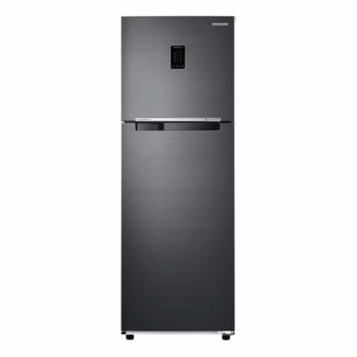 Samsung 322L 2 Star Inverter Frost-Free Convertible 5 in 1 Double Door Refrigerator Appliance (RT37C4522B1/HL, Black Doi)