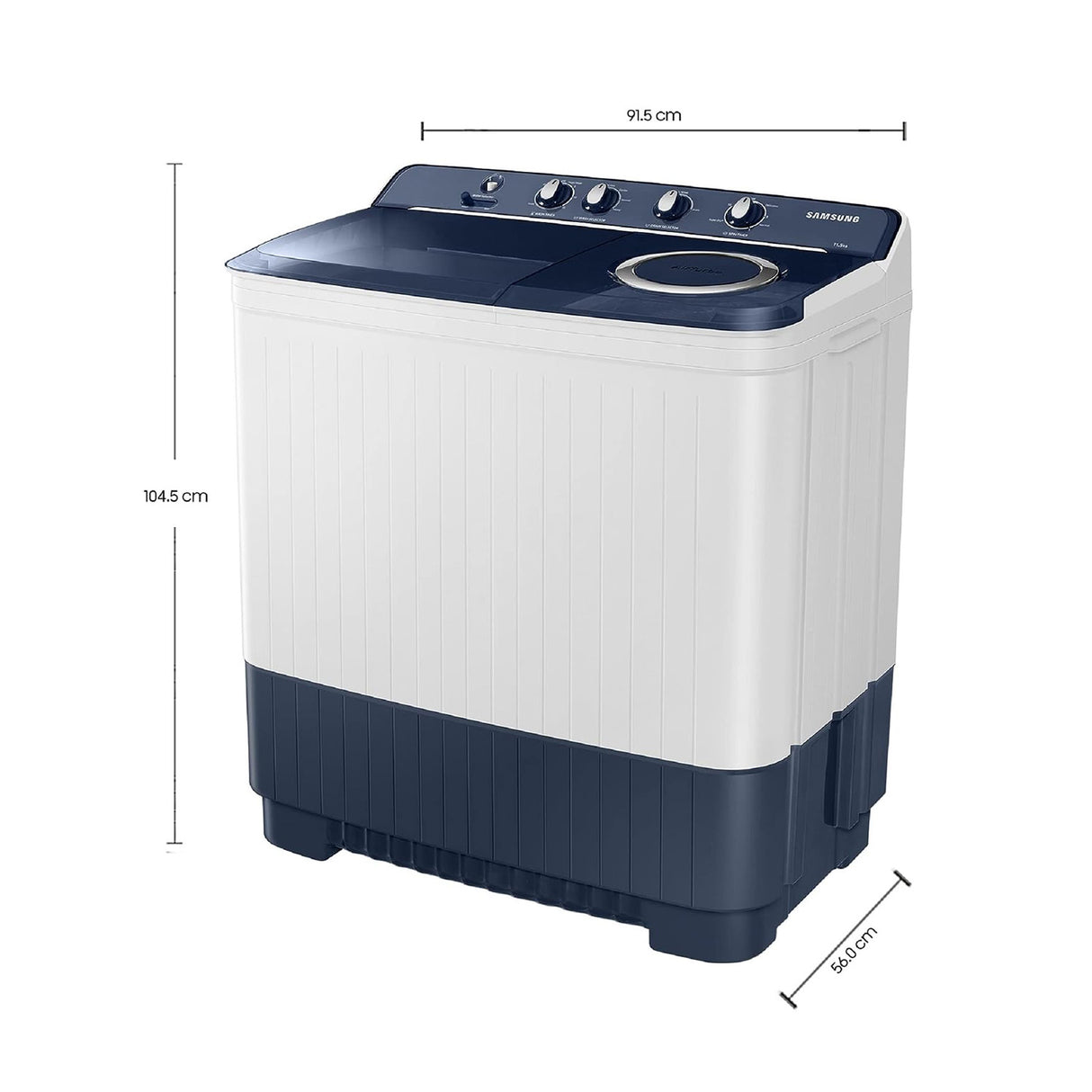 Explore top-tier home appliances like the Samsung 11.5kg Semi-Auto Washer.