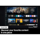Samsung QLED TV: 139.7 cm, Smart, Internet, Android capabilities.