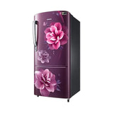 Upgrade with Samsung's Single Door Refrigerator - 183L, 3 Star, in captivating Camellia Purple.