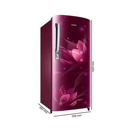 Upgrade with Samsung's 184L Single Door Refrigerator, a stylish choice among home appliances.
