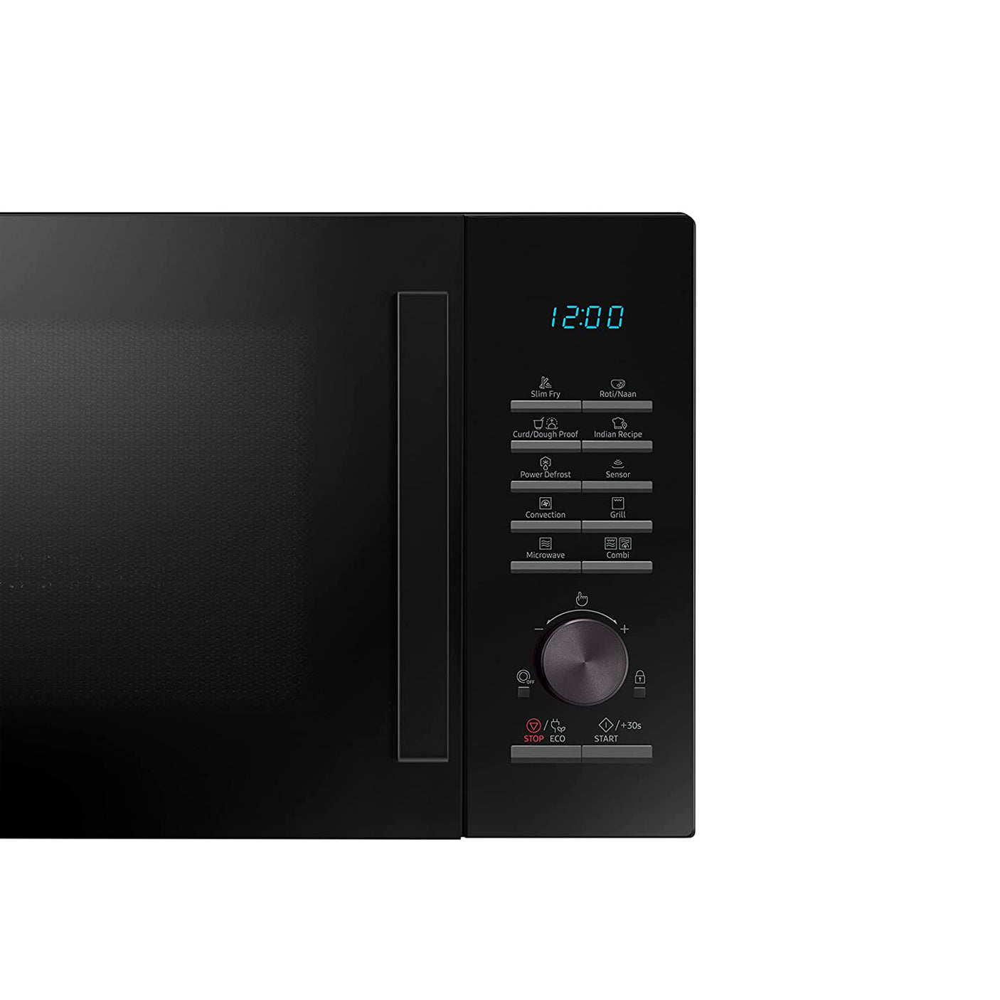 Samsung 28L: Black, Moisture Sensor, SlimFry – the best microwave choice.